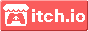 Itch.io button - white logo on red background
